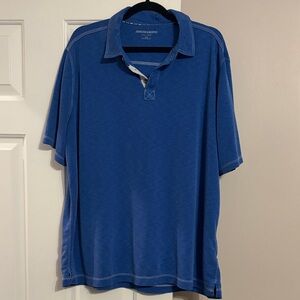 Johnston & Murphy Vibrant Blue Polo Shirt